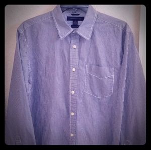 Tommy Hilfiger Mens 80s 2Ply Fabric Blue/White Lo